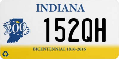 IN license plate 152QH