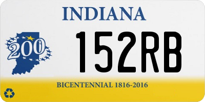 IN license plate 152RB