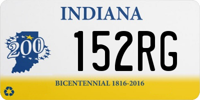 IN license plate 152RG