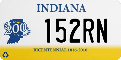 IN license plate 152RN