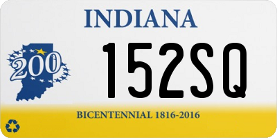 IN license plate 152SQ