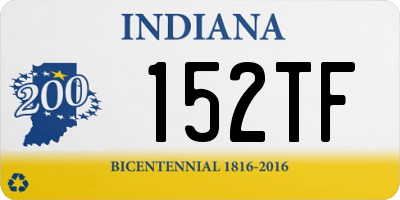 IN license plate 152TF