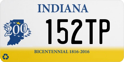 IN license plate 152TP