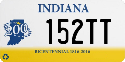 IN license plate 152TT