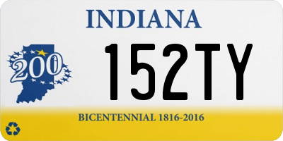 IN license plate 152TY