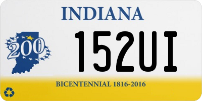 IN license plate 152UI