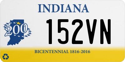 IN license plate 152VN