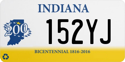 IN license plate 152YJ