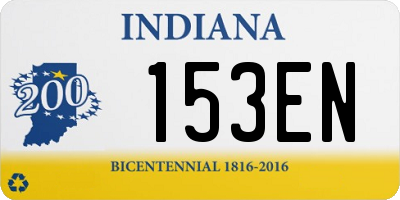 IN license plate 153EN