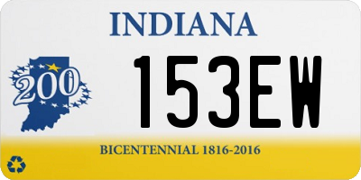 IN license plate 153EW