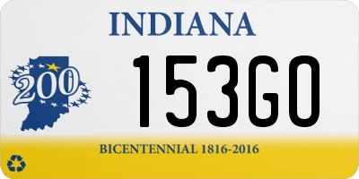 IN license plate 153GO