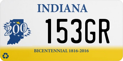 IN license plate 153GR