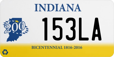 IN license plate 153LA