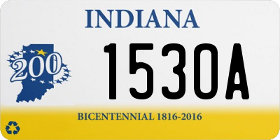 IN license plate 153OA