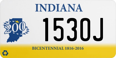 IN license plate 153OJ