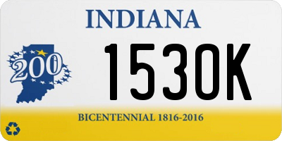 IN license plate 153OK