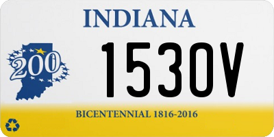 IN license plate 153OV