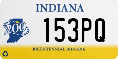 IN license plate 153PQ