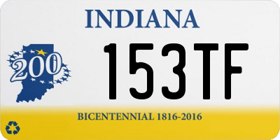 IN license plate 153TF