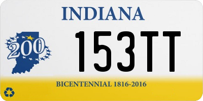 IN license plate 153TT