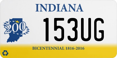 IN license plate 153UG