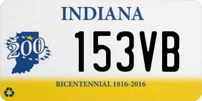 IN license plate 153VB