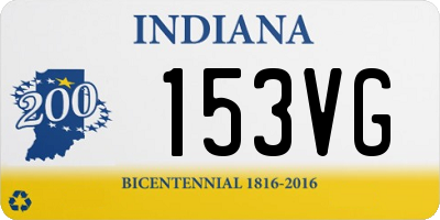 IN license plate 153VG