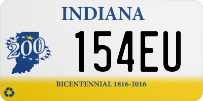 IN license plate 154EU