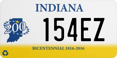 IN license plate 154EZ