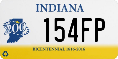 IN license plate 154FP