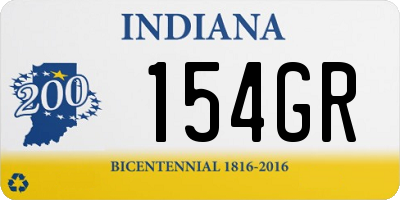 IN license plate 154GR