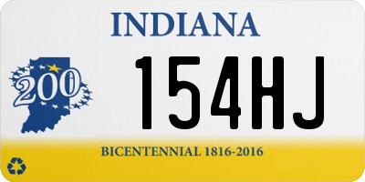 IN license plate 154HJ