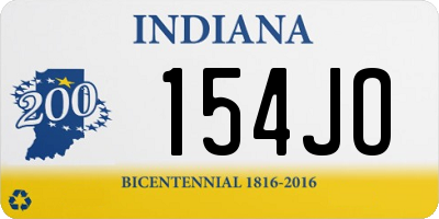 IN license plate 154JO