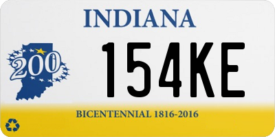 IN license plate 154KE