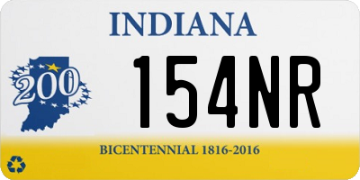 IN license plate 154NR