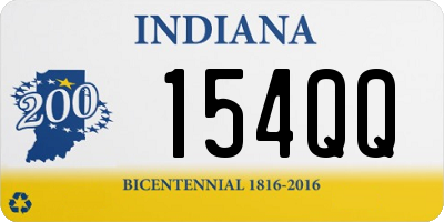 IN license plate 154QQ