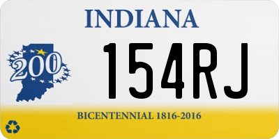 IN license plate 154RJ