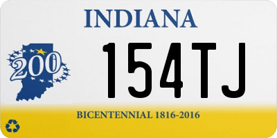 IN license plate 154TJ