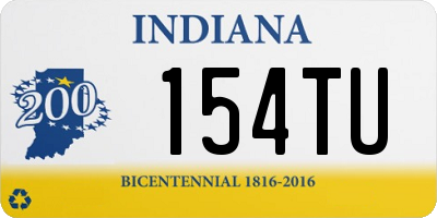 IN license plate 154TU