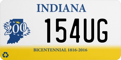 IN license plate 154UG