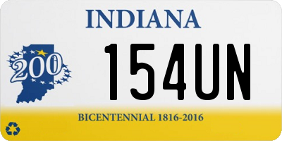 IN license plate 154UN