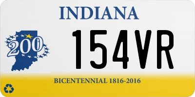 IN license plate 154VR