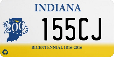 IN license plate 155CJ