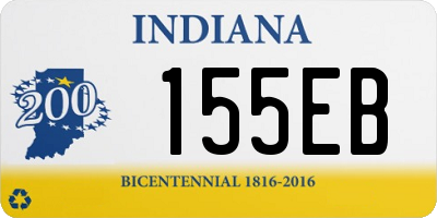 IN license plate 155EB