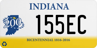 IN license plate 155EC