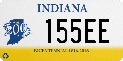 IN license plate 155EE