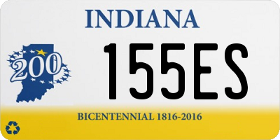 IN license plate 155ES