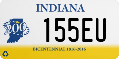 IN license plate 155EU