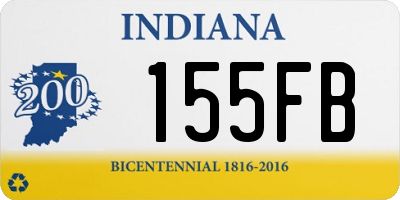 IN license plate 155FB