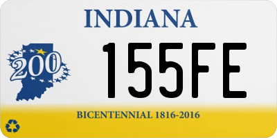 IN license plate 155FE